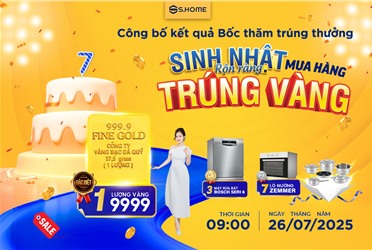 Công bố kết quả Bốc thăm trúng thưởng "Sinh nhật rộn ràng - Mua hàng trúng vàng"